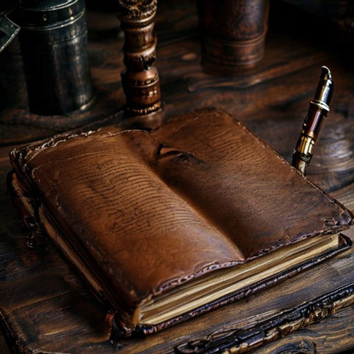 Stag & Steel Full-Grain Leather Journal