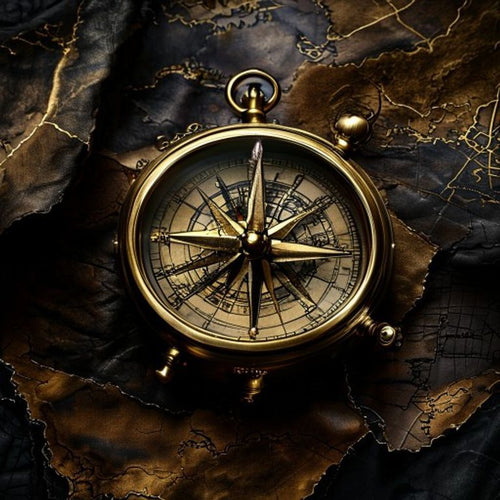 Stag & Steel Heritage Brass Compass